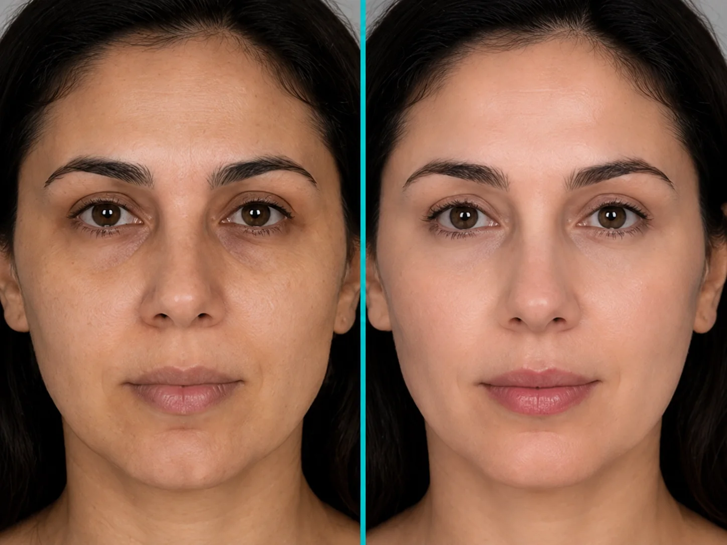 Биоревитализация: до и после · 6